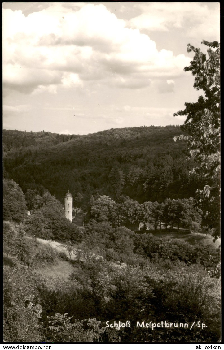 Ansichtskarte Mespelbrunn Wasserschloss Schloß Mespelbrunn Spessart 1960 - Autres & Non Classés