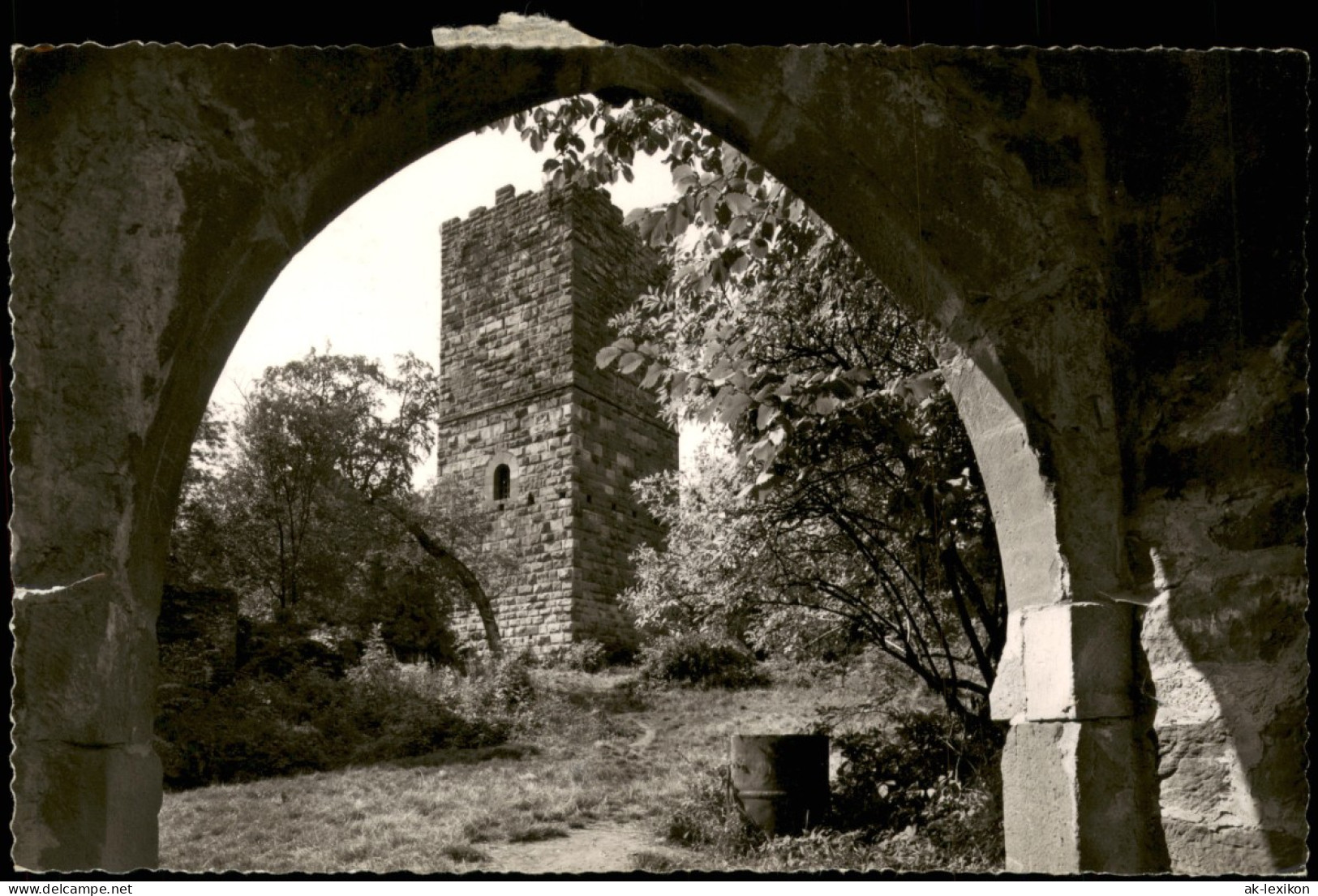 Ansichtskarte Amorbach Wildenburg Blick Auf Den Bergfried 1954 - Amorbach