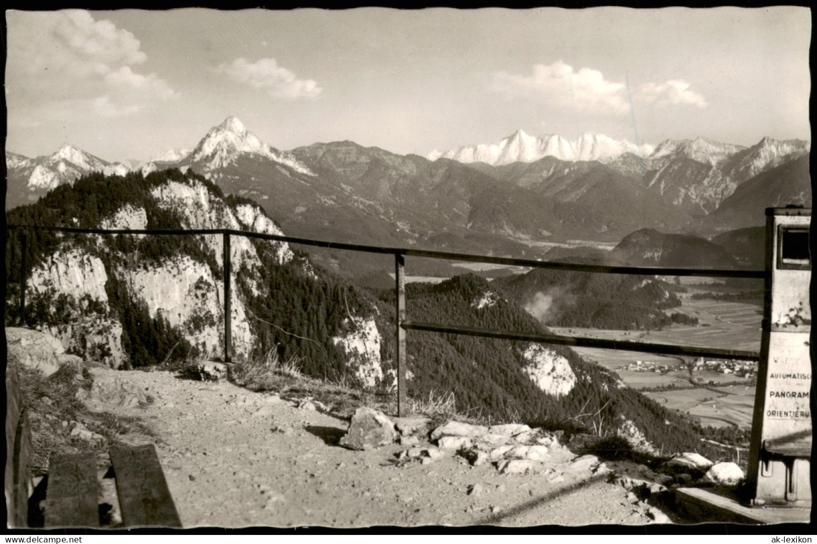 Falkenstein (Bayerischer Wald) Burgruine Falkenstein Straußberg Säuling 1960 - Autres & Non Classés