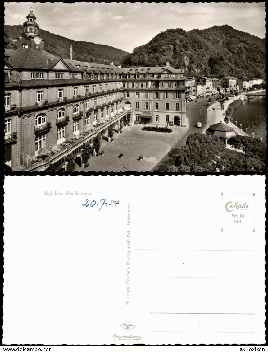 Ansichtskarte Bad Ems Kurhaus 1954/1953 - Bad Ems