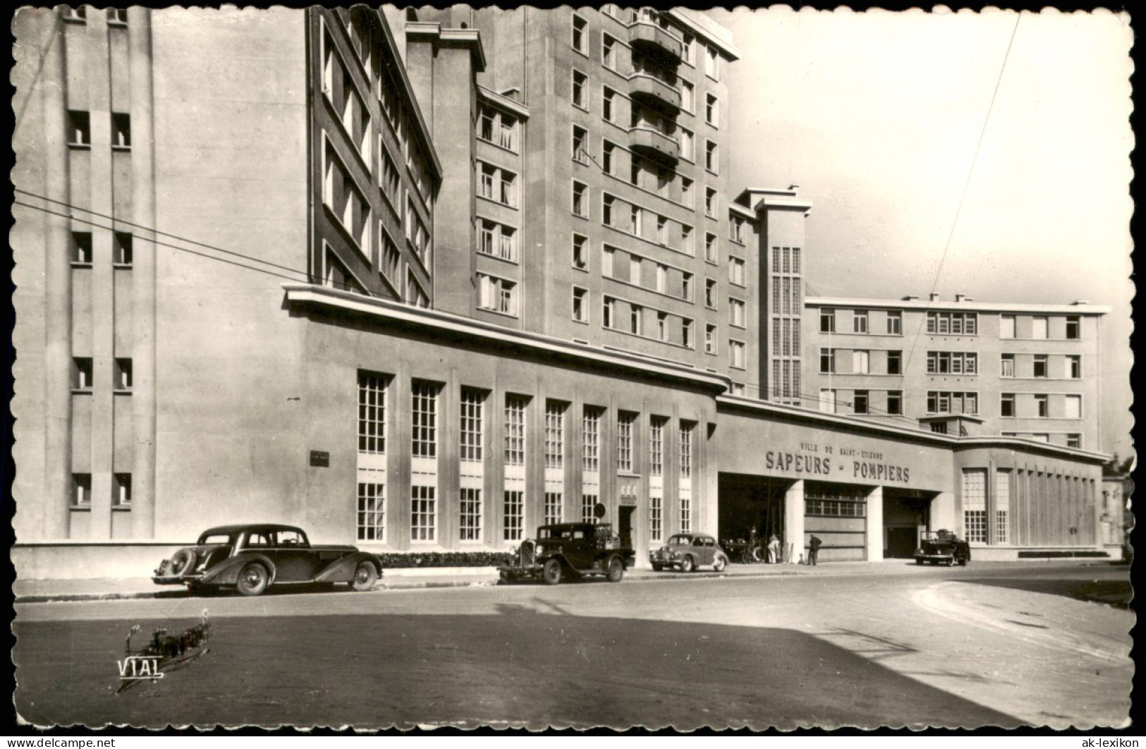 CPA Saint-Étienne La Résidence Moderne Des Sapeurs-Pompiers 1963 - Saint Etienne