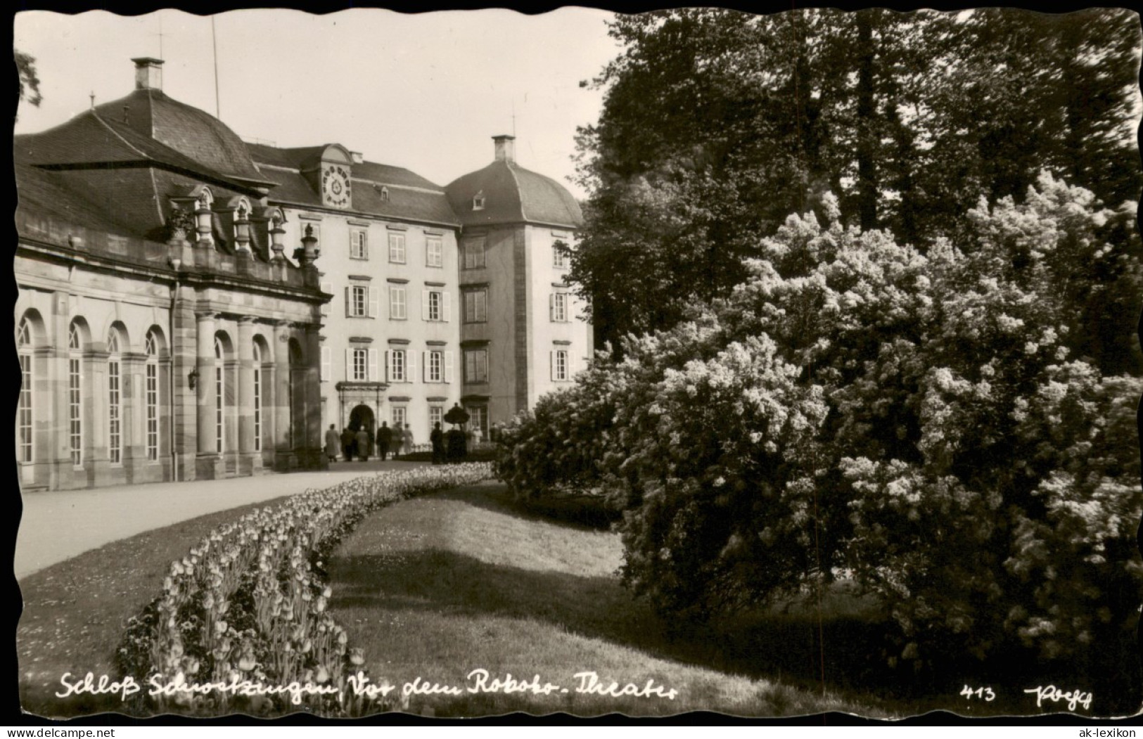 Ansichtskarte Schwetzingen Schloss 1958 - Schwetzingen