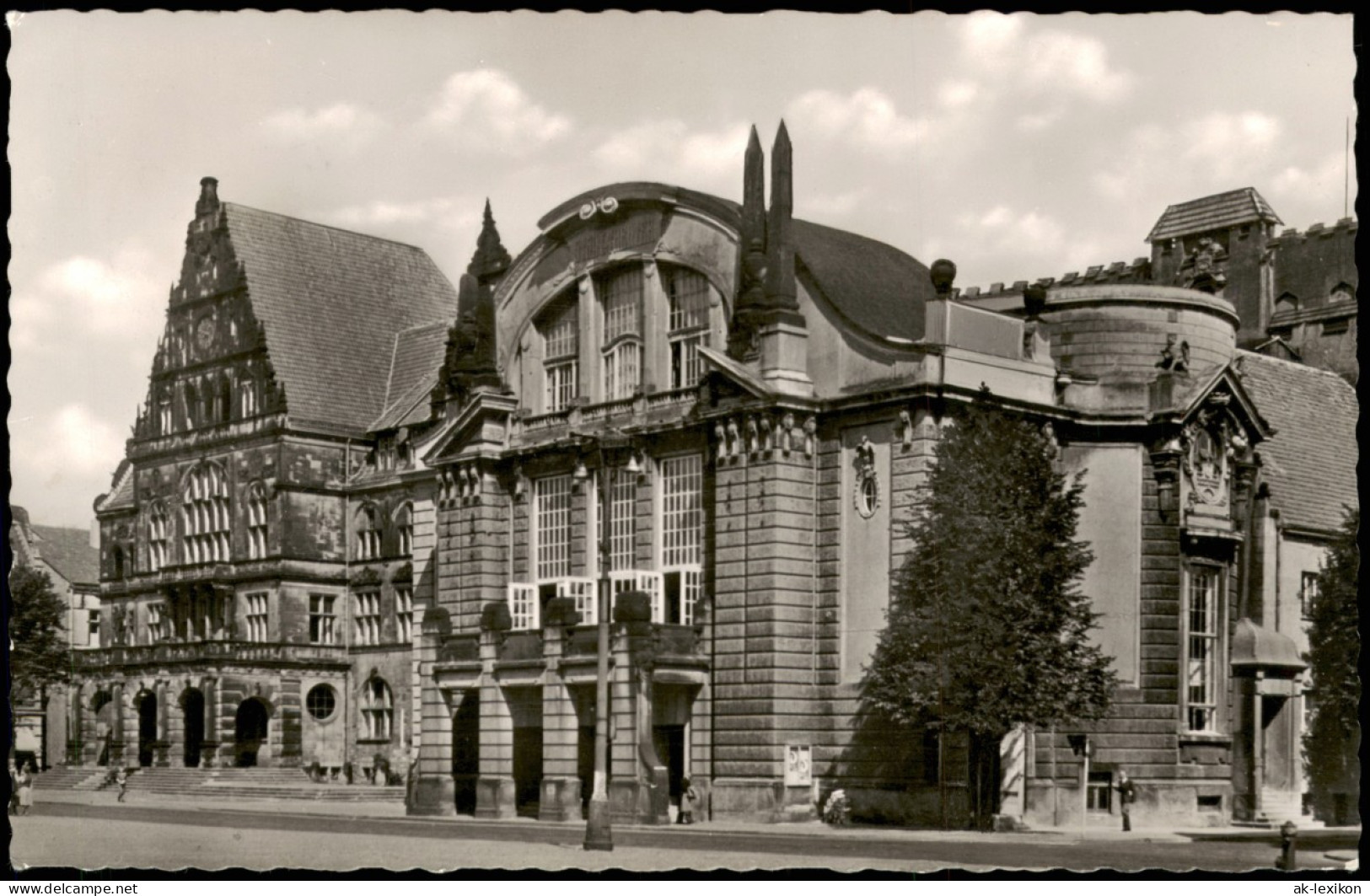 Ansichtskarte Bielefeld Rathaus 1956 - Bielefeld