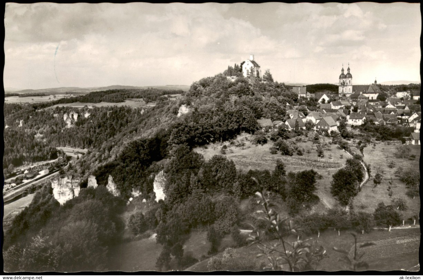 Ansichtskarte Gößweinstein Blick Ins Wiesenttal 1956 - Autres & Non Classés