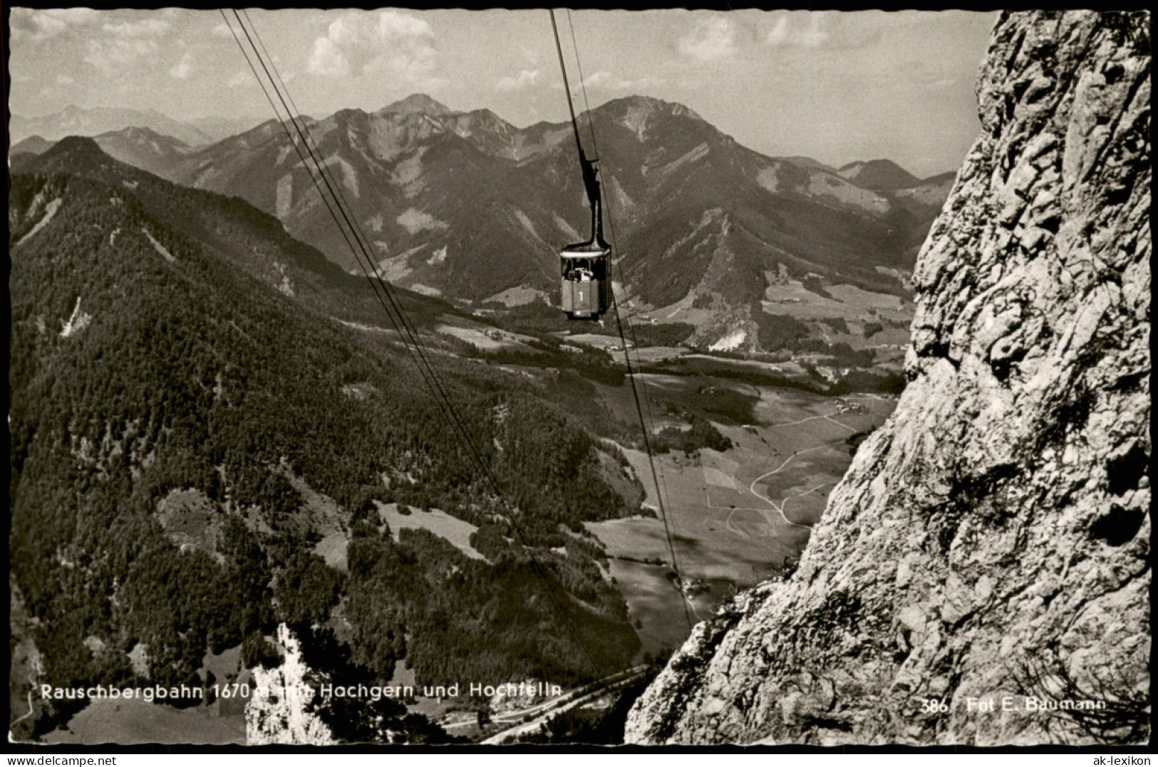 Ansichtskarte Ruhpolding Rauschbergbahn Mit Hochgern Und Hochfelln 1960 - Ruhpolding