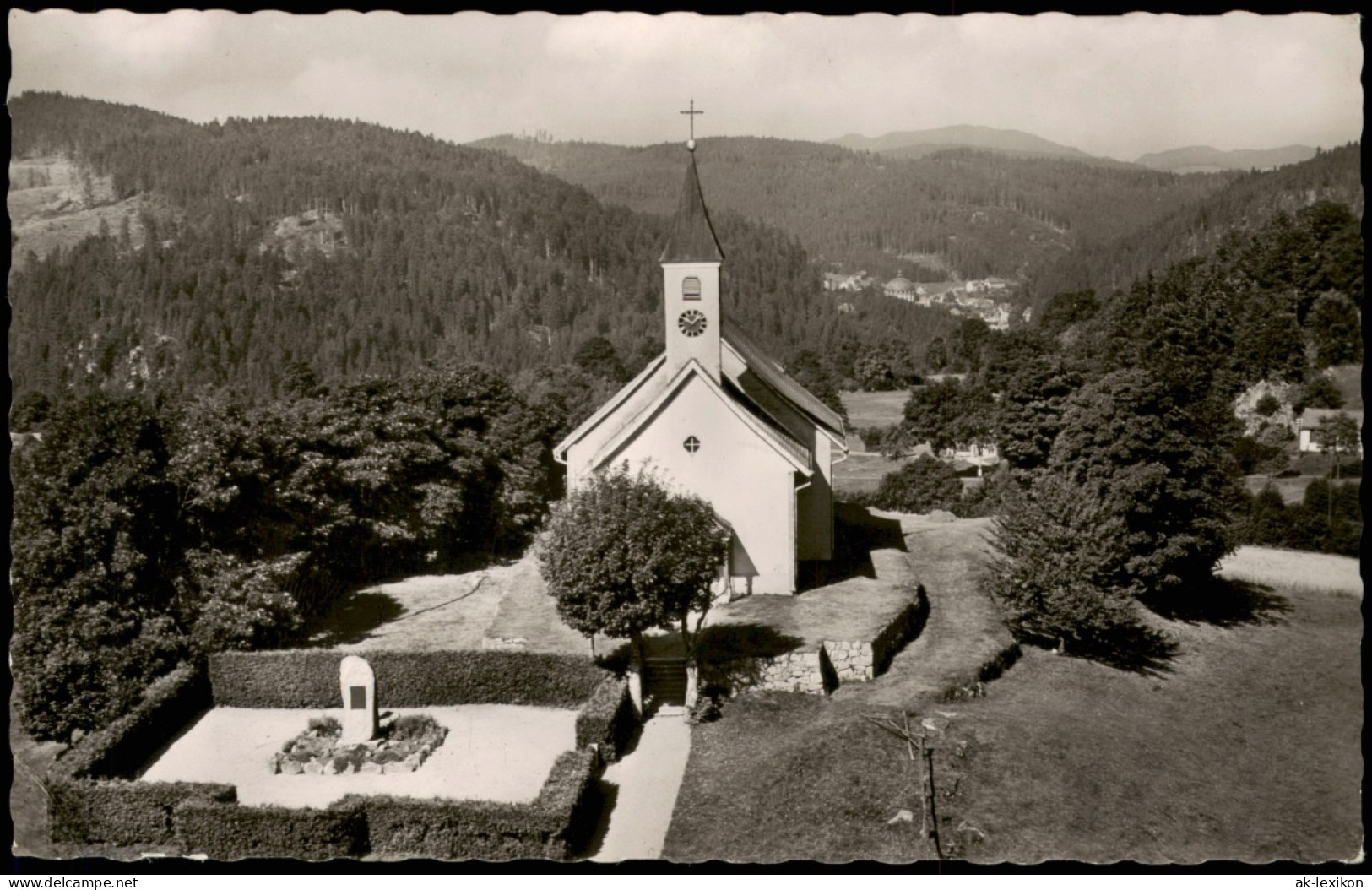 Ansichtskarte Häusern Fridolinskirche - Gefallenendenkmal 1963 - Sonstige & Ohne Zuordnung