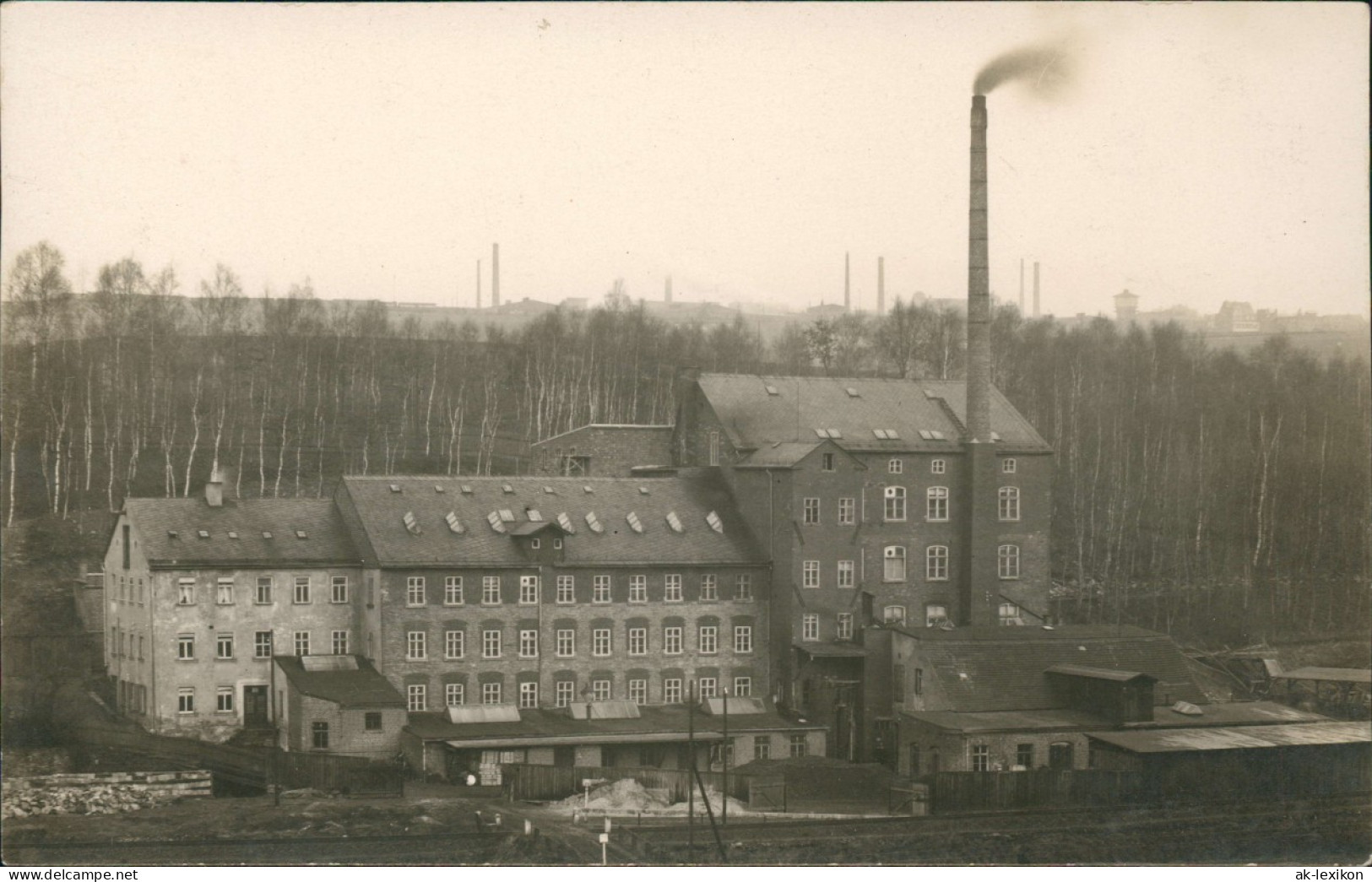 Foto  Industrie - Fabrikanlage Im Industriegebiet 1917 Privatfoto - Non Classés