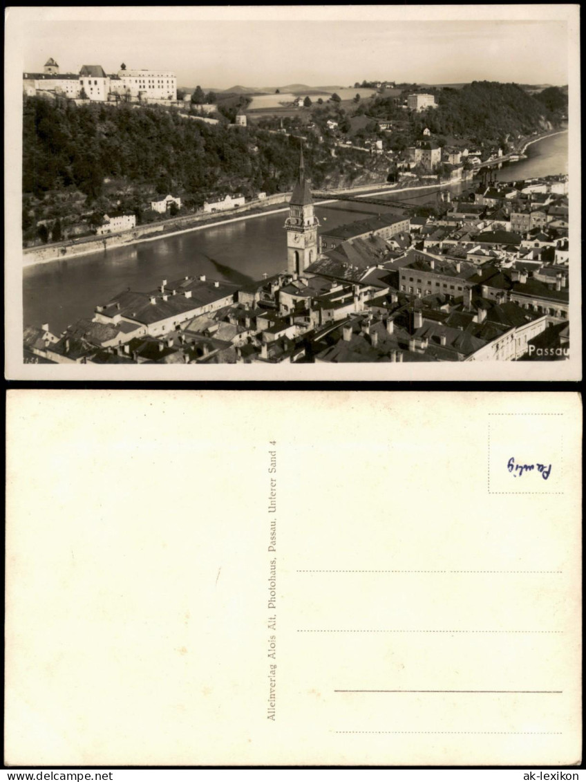 Ansichtskarte Passau Blick über Die Stadt 1934 - Passau