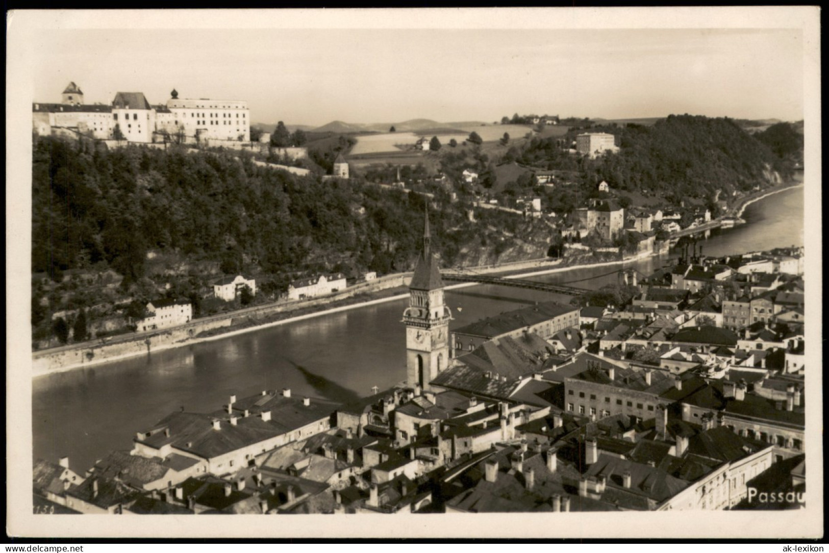 Ansichtskarte Passau Blick über Die Stadt 1934 - Passau