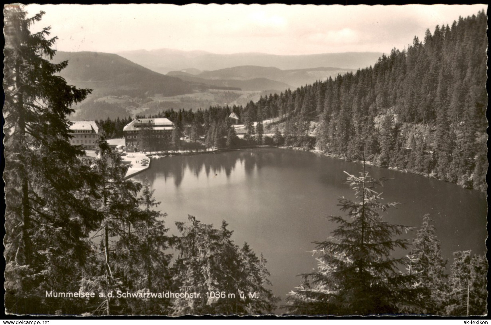 Ansichtskarte Achern See An D. Schwarzwaldhochstraße 1958 - Achern