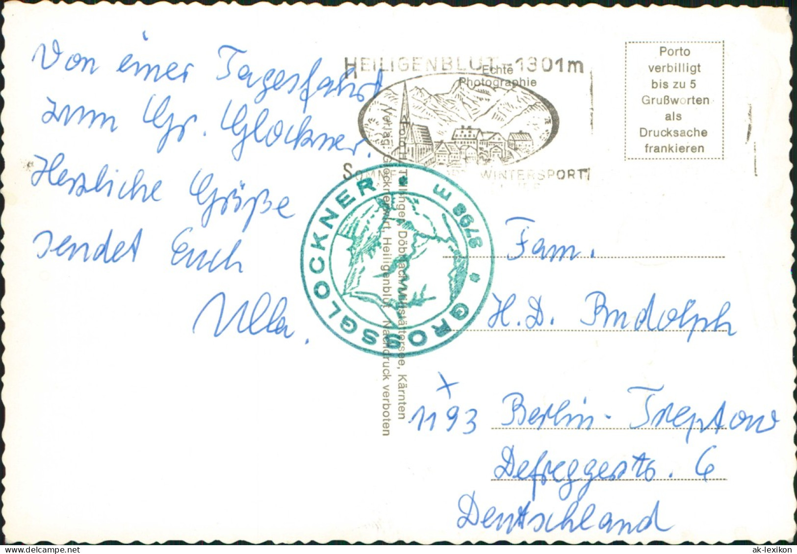 Ansichtskarte Zell Am See Großglockner-Hochalpenstraße 1972 - Otros & Sin Clasificación