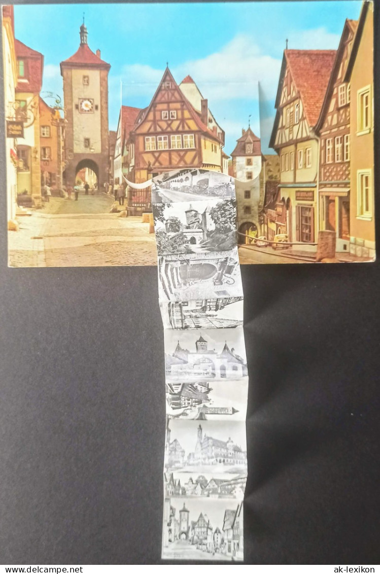 Rothenburg Ob Der Tauber Plönlein Leporello Ansichten 1970 Leporello - Rothenburg O. D. Tauber