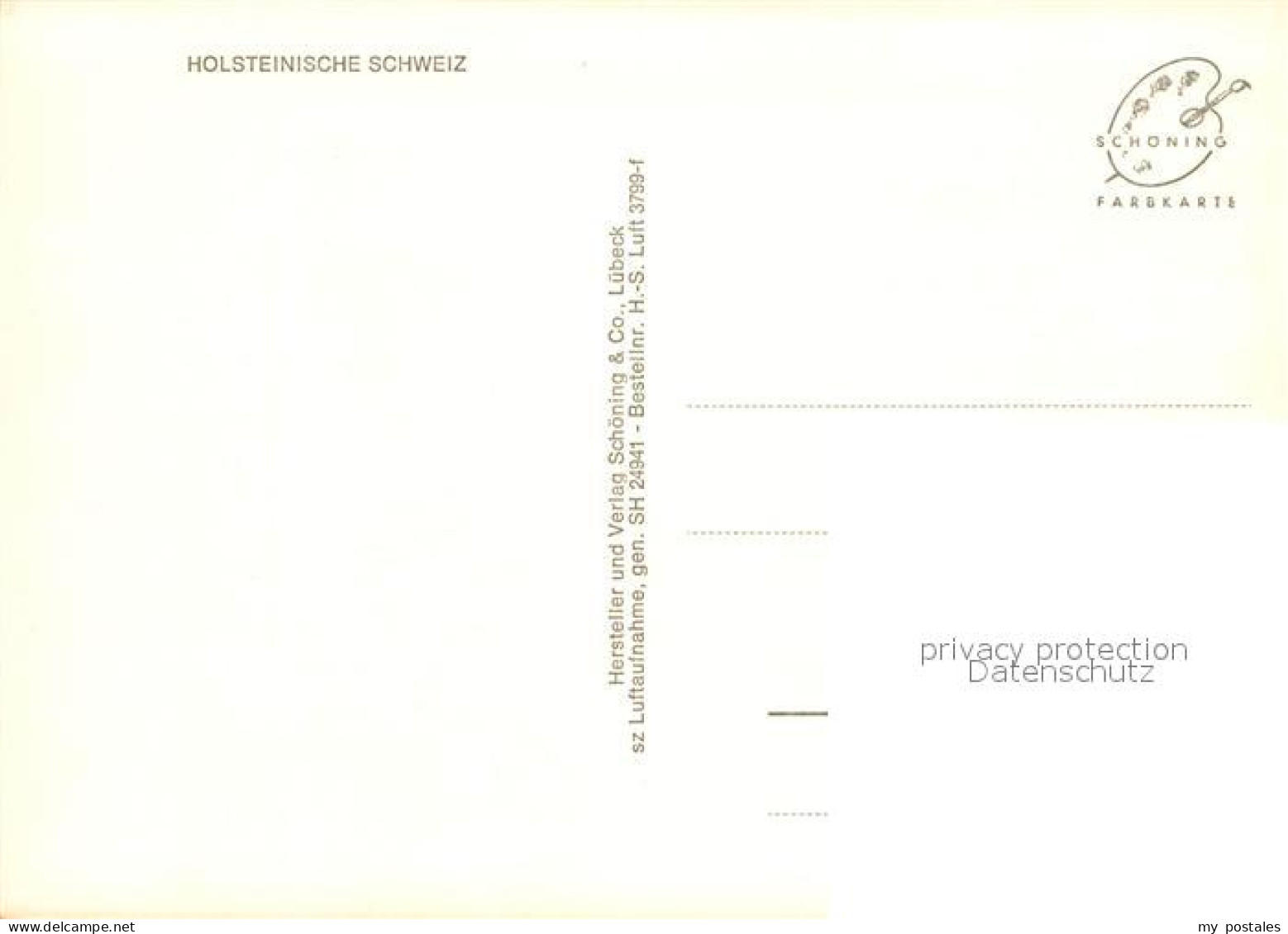 72950783 Holsteinische Schweiz Fliegeraufnahme Holsteinische Schweiz - Da Identificare