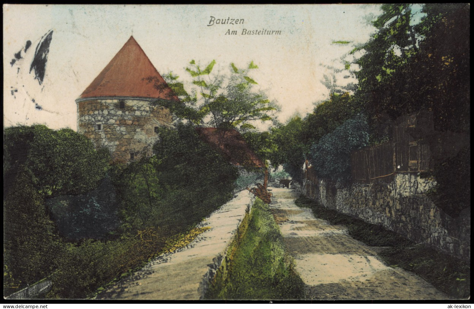 Ansichtskarte Bautzen Budyšin Am Basteiturm 1910 - Bautzen