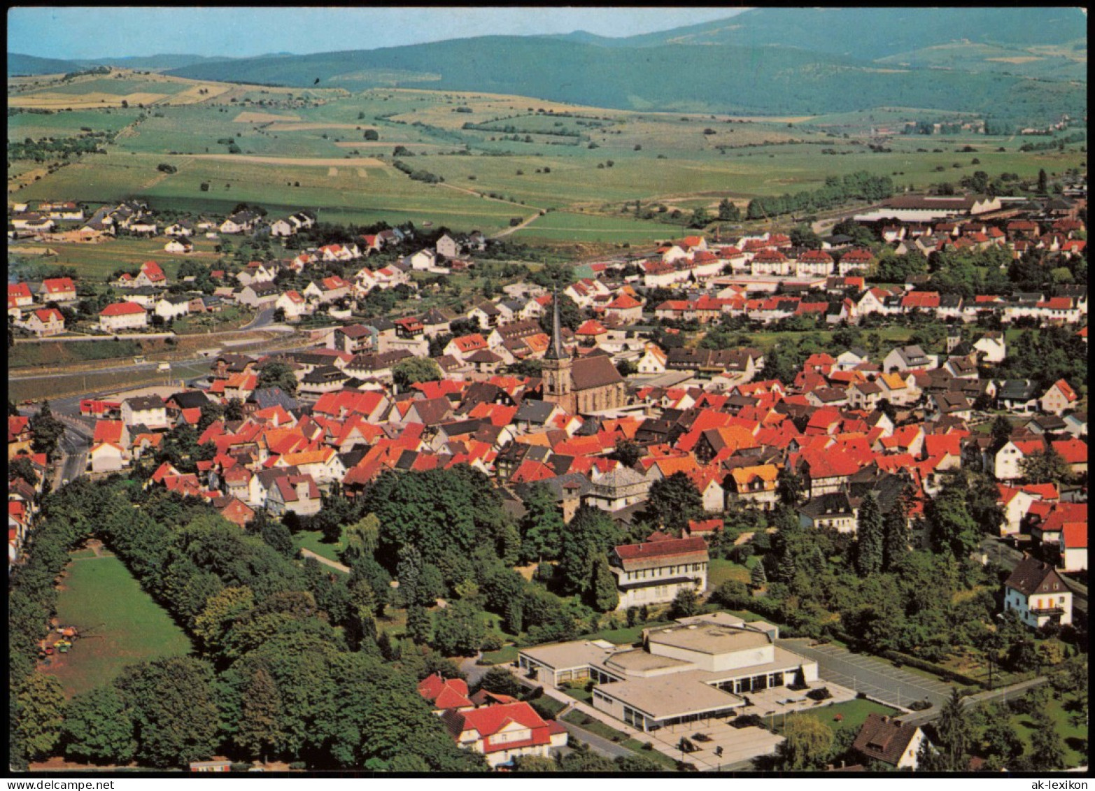 Ansichtskarte Hessisch Lichtenau Luftbild Gesamtansicht Vom Flugzeug Aus 1980 - Sonstige & Ohne Zuordnung