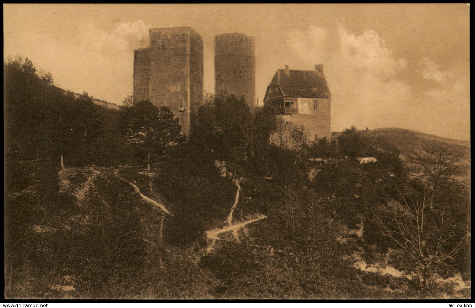 Ansichtskarte Treffurt Burg Normannstein 1922 - Andere & Zonder Classificatie