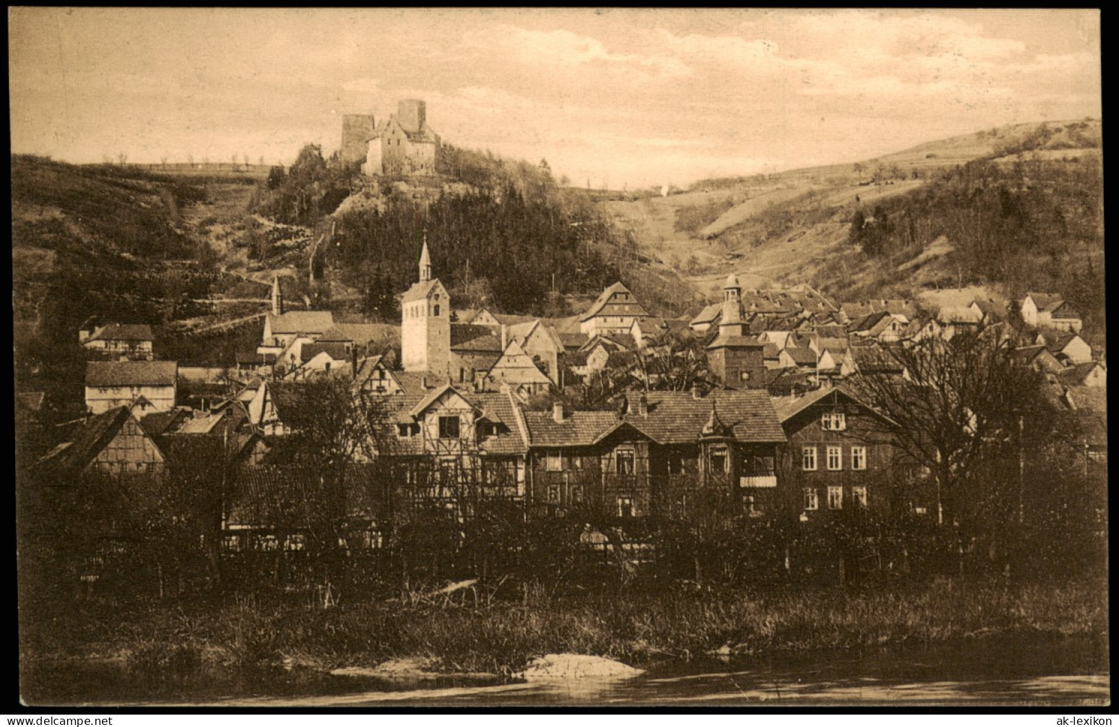 Ansichtskarte Treffurt Stadtpartie 1916 - Andere & Zonder Classificatie