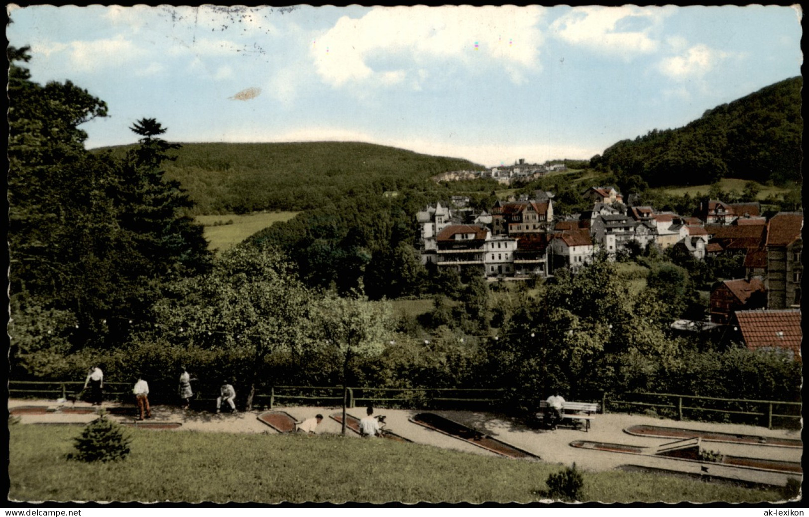 Ansichtskarte Lindenfels (Bergstraße) Minigolfplatz 1969 - Autres & Non Classés