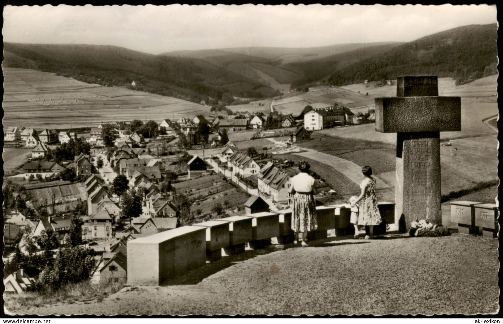 Ansichtskarte Willingen (Upland) Panorama-Ansicht Ausblick Vom Ehrenmal 1965 - Altri & Non Classificati