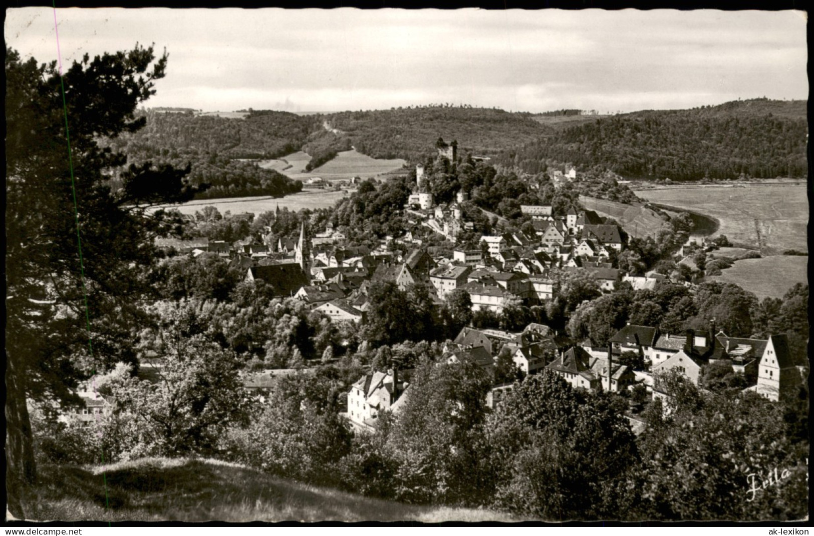 Ansichtskarte Pappenheim Panorama-Ansicht Mit Burg U. Galluskirche 1960 - Pappenheim