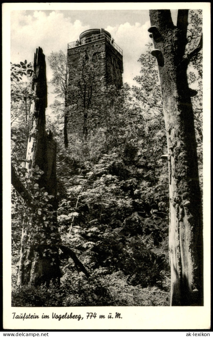 Ansichtskarte Schotten (Vogelsberg) Taufstein In Vogelsberg, 774 M ü. M. 1955 - Sonstige & Ohne Zuordnung