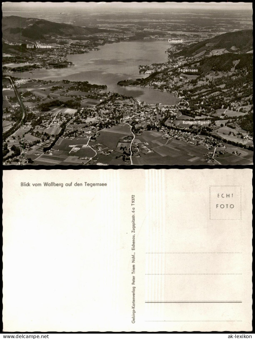 Ansichtskarte Bad Wiessee Tegernsee (See) Panorama Gesamtansicht 1960 - Bad Wiessee