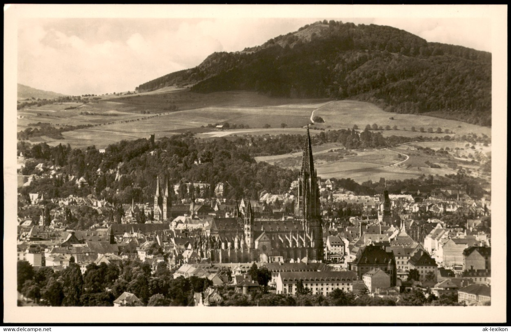 Ansichtskarte Freiburg Im Breisgau Panorama-Ansicht Stadt-Ansicht 1950 - Freiburg I. Br.