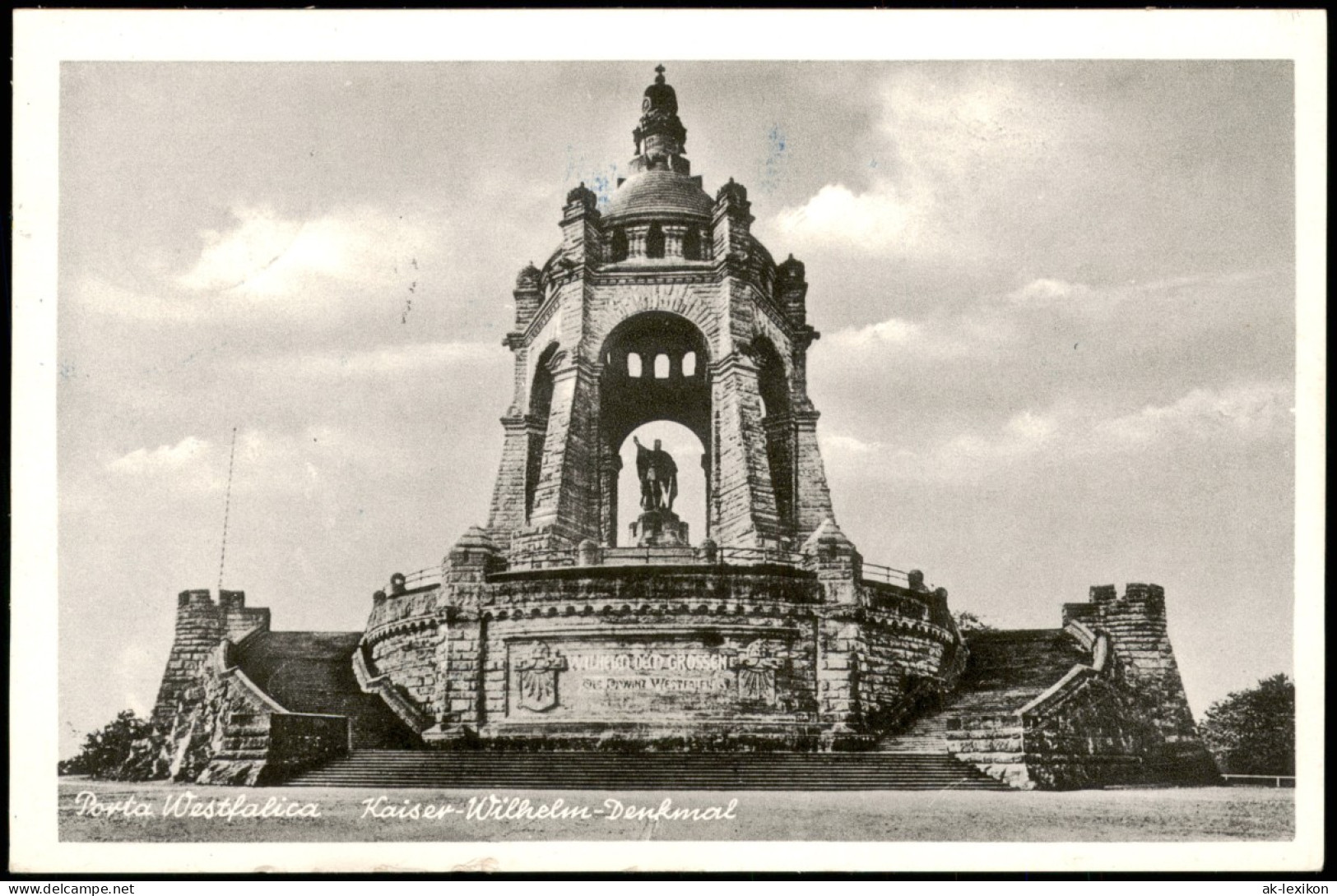 Ansichtskarte Porta Westfalica Kaiser-Wilhelm-Denkmal, Monument 1958 - Porta Westfalica