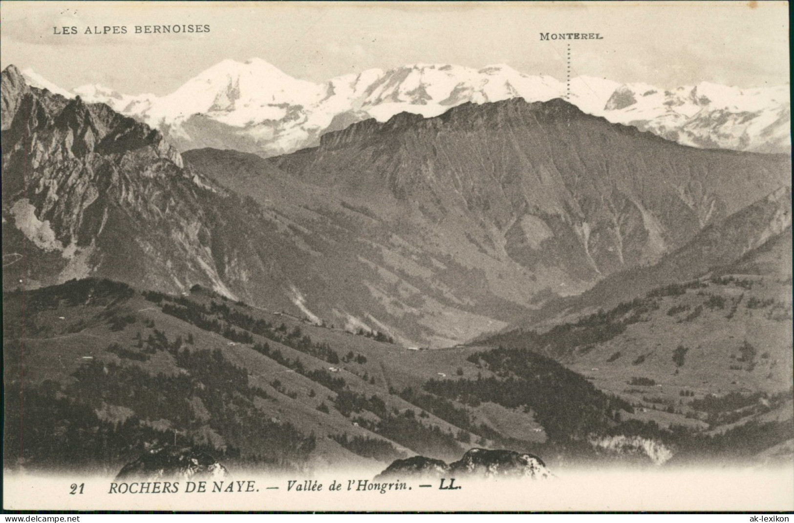 .Schweiz ROCHERS DE NAYE Vallée De Hongrin LES ALPES BERNOISES 1910 - Sonstige & Ohne Zuordnung