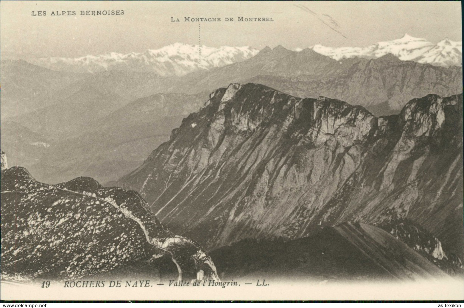 Ansichtskarte .Schweiz ROCHERS DE NAYE Vallée De L'Hongrin 1910 - Other & Unclassified