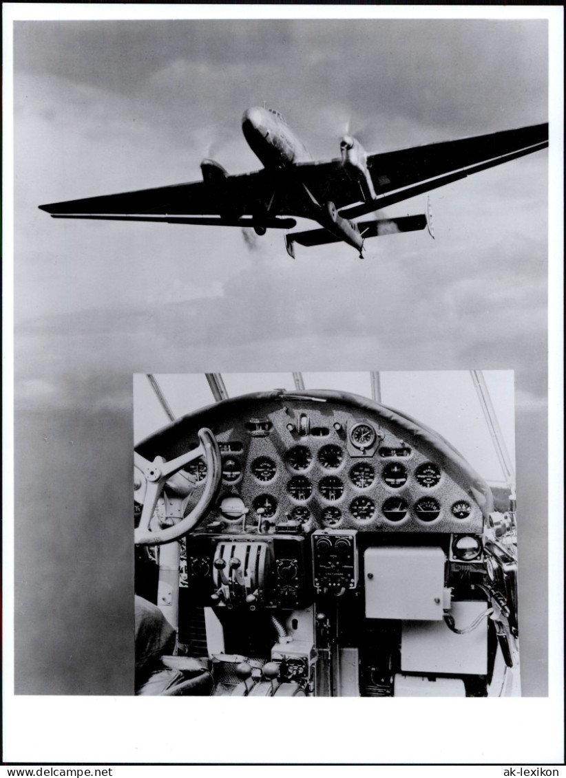 Lufthansa Junkers Ju86 Flugzeug Airplane Avion Pressefoto 17,5x24 1940/1988 - 1939-1945: 2nd War