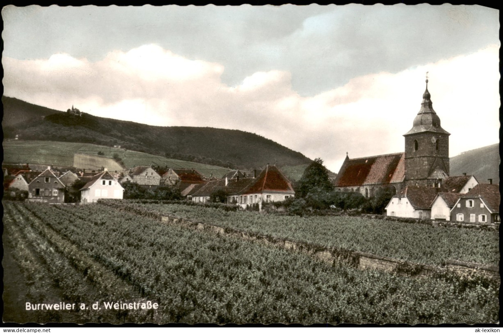 Ansichtskarte Burrweiler An Der Weinstraße Panorama-Ansicht 1967 - Autres & Non Classés