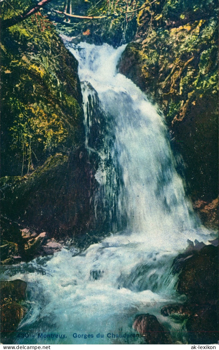 Montreux (Muchtern) Gorges Du Chauderon Wasserfälle River Falls Waterfall 1930 - Andere & Zonder Classificatie