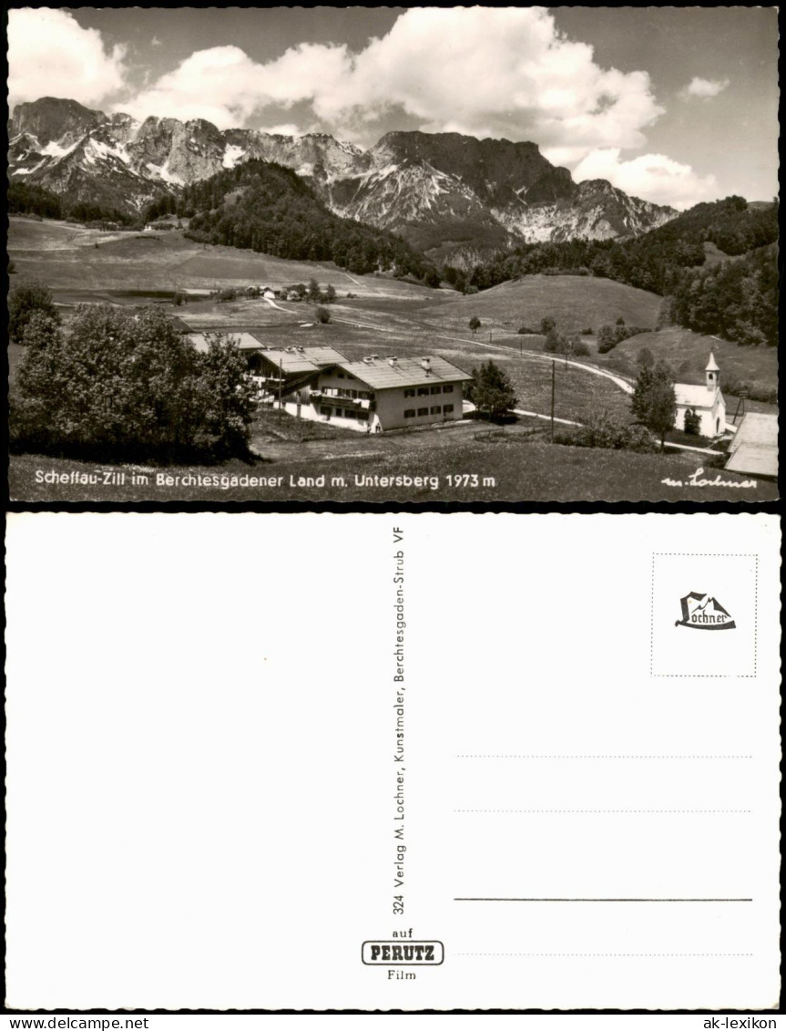 Berchtesgaden Scheffau-Zill Im Berchtesgadener Land M. Untersberg 1960 - Berchtesgaden