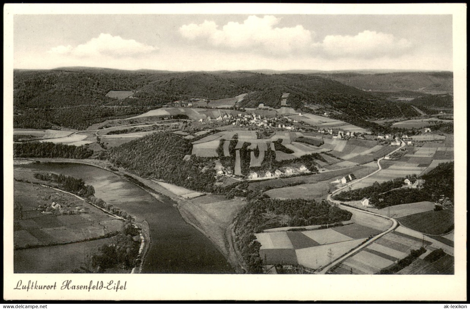 Ansichtskarte Hasenfeld-Heimbach (Eifel) Ortspanorama Von Hasenfeld 1950 - Other & Unclassified