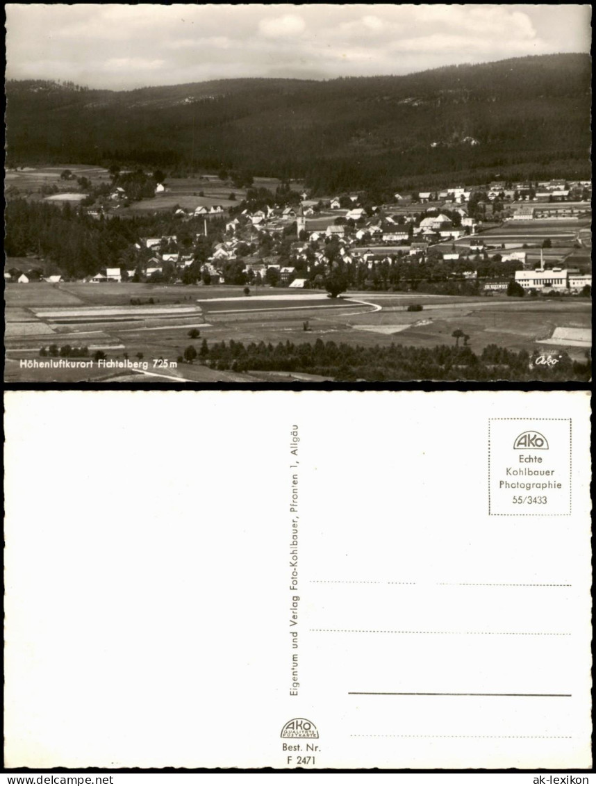 Ansichtskarte Fichtelberg (Oberfranken) Panorama Ansicht 1955 - Other & Unclassified