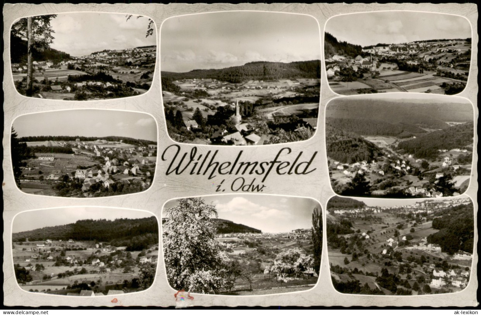 Ansichtskarte Wilhelmsfeld Ortsansichten, Odenwald, Mehrbildkarte 1966 - Sonstige & Ohne Zuordnung