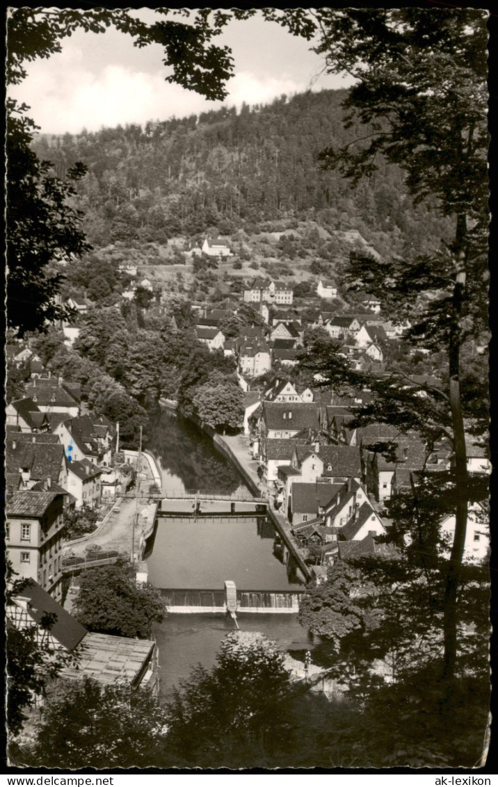 Ansichtskarte Neuenbürg Im Schwarzwald Panorama-Ansicht 1957 - Other & Unclassified