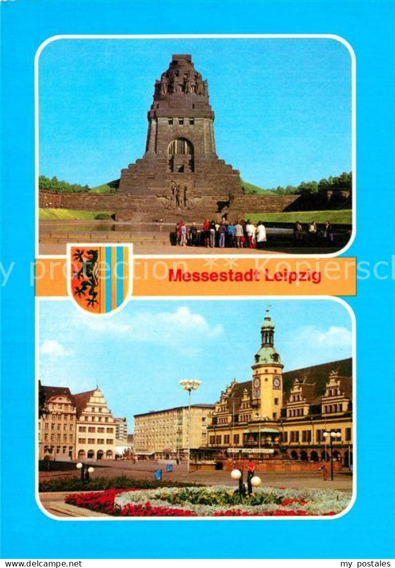 72950614 Leipzig Voelkerschlachtdenkmal Markt Altes Rathaus Leipzig - Leipzig