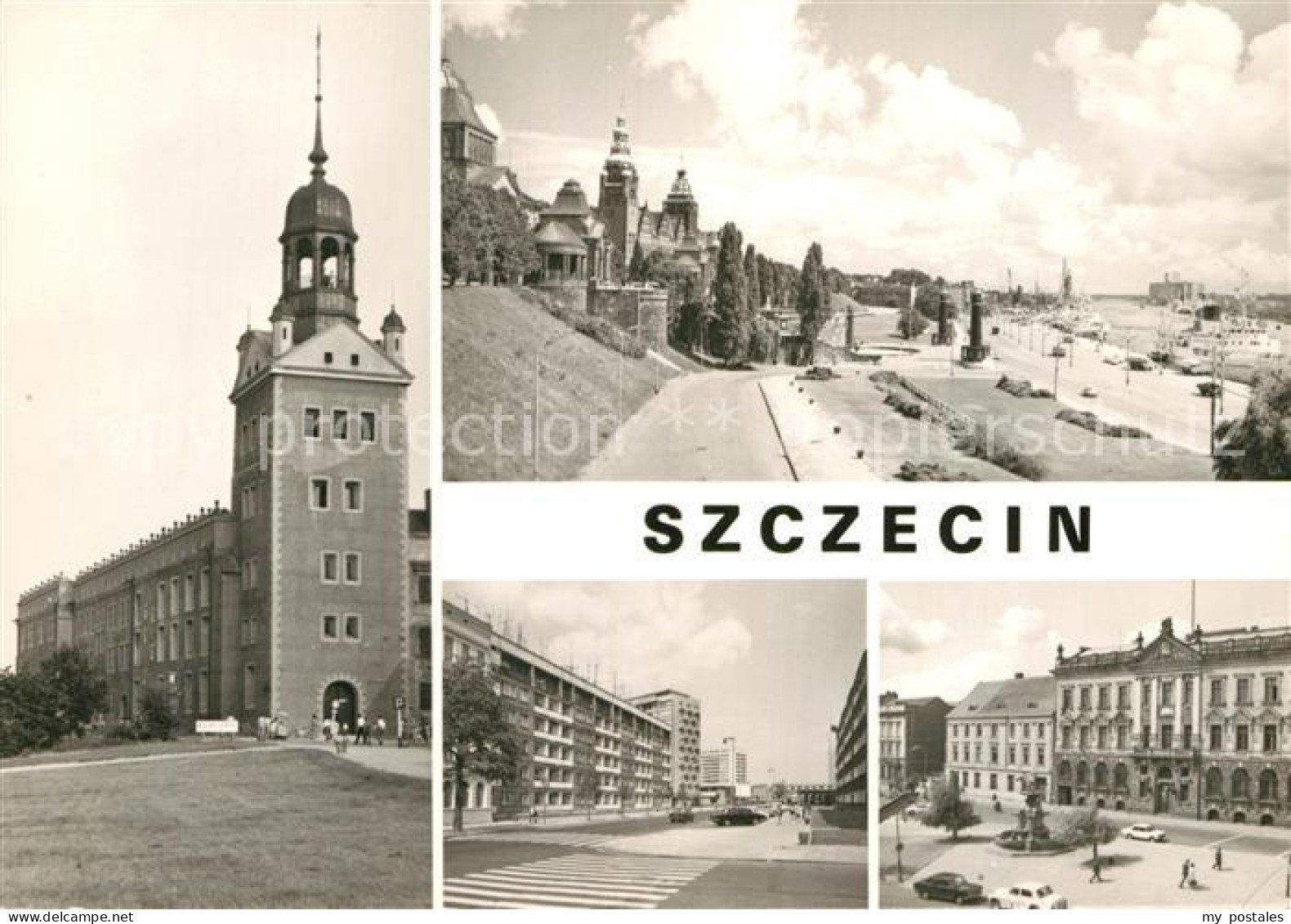 72950564 Szczecin Stettin Wieza Dzwonow Zamku Ksiazat Pomorskich Waly Chobrego K - Pologne