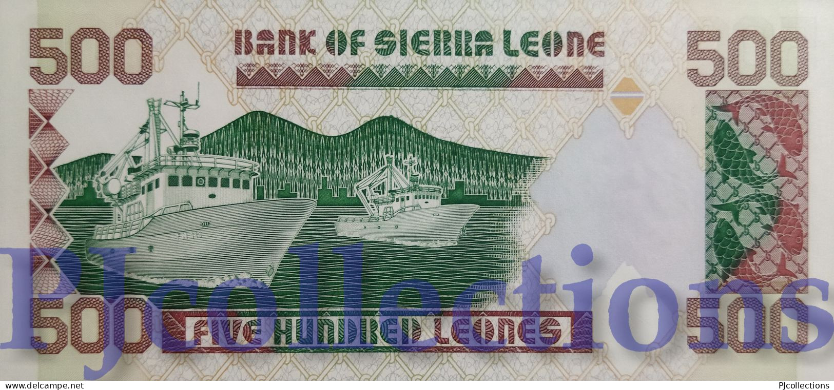 SIERRA LEONE 500 LEONES 1991 PICK 19 UNC - Sierra Leone