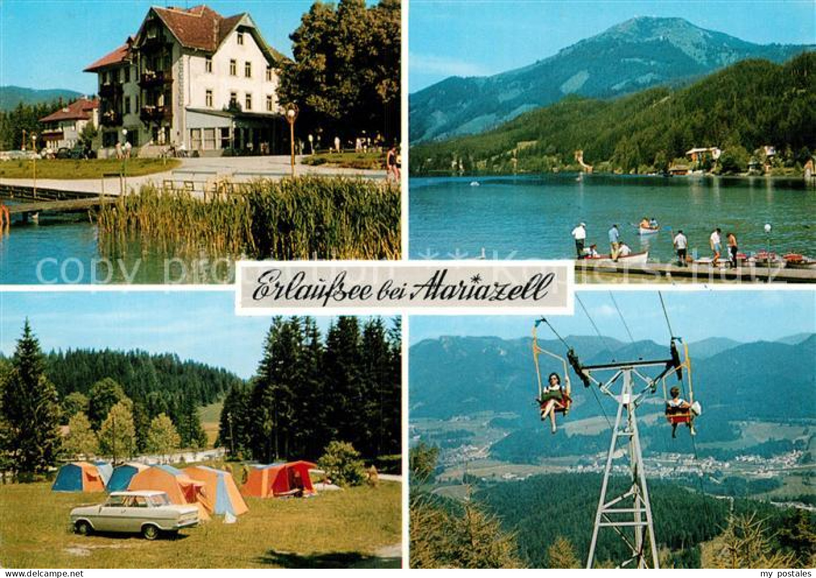 72950494 Mariazell Steiermark Hotel Herrenhaus Erlaufsee Campingplatz Sessellift - Autres & Non Classés