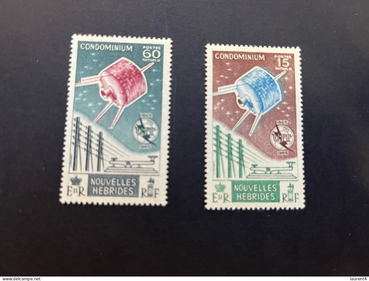 11-5-2024 (stamp) Mint / Neuf - New Hebrides / Nouvelle Hébrides - 1965 - Satellites - Vanuatu (1980-...)