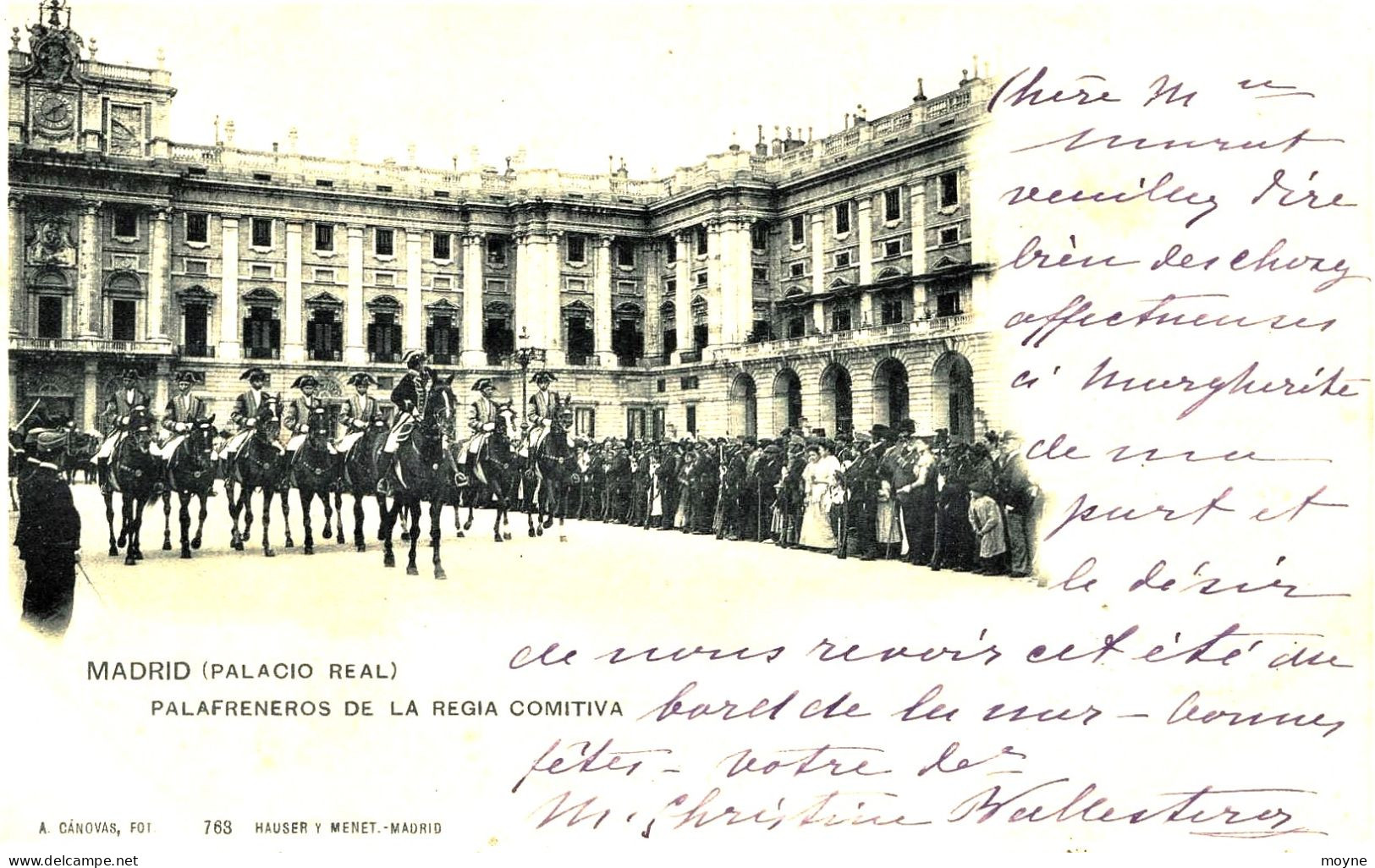 2292 - Espagne  - MADRID  :  PALAFRENEROS  DE  LA  REGIA  COMITIVA   - CIRCULEE 1901 - Madrid