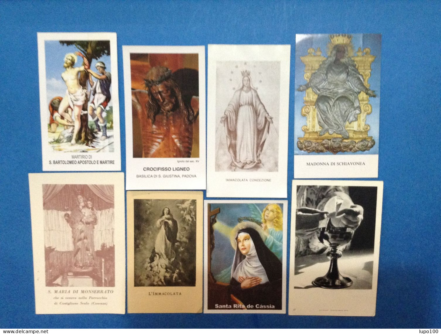 Lotto Da 8 Santini Holy Card Image Pieuse Tutti Differenti - Devotion Images