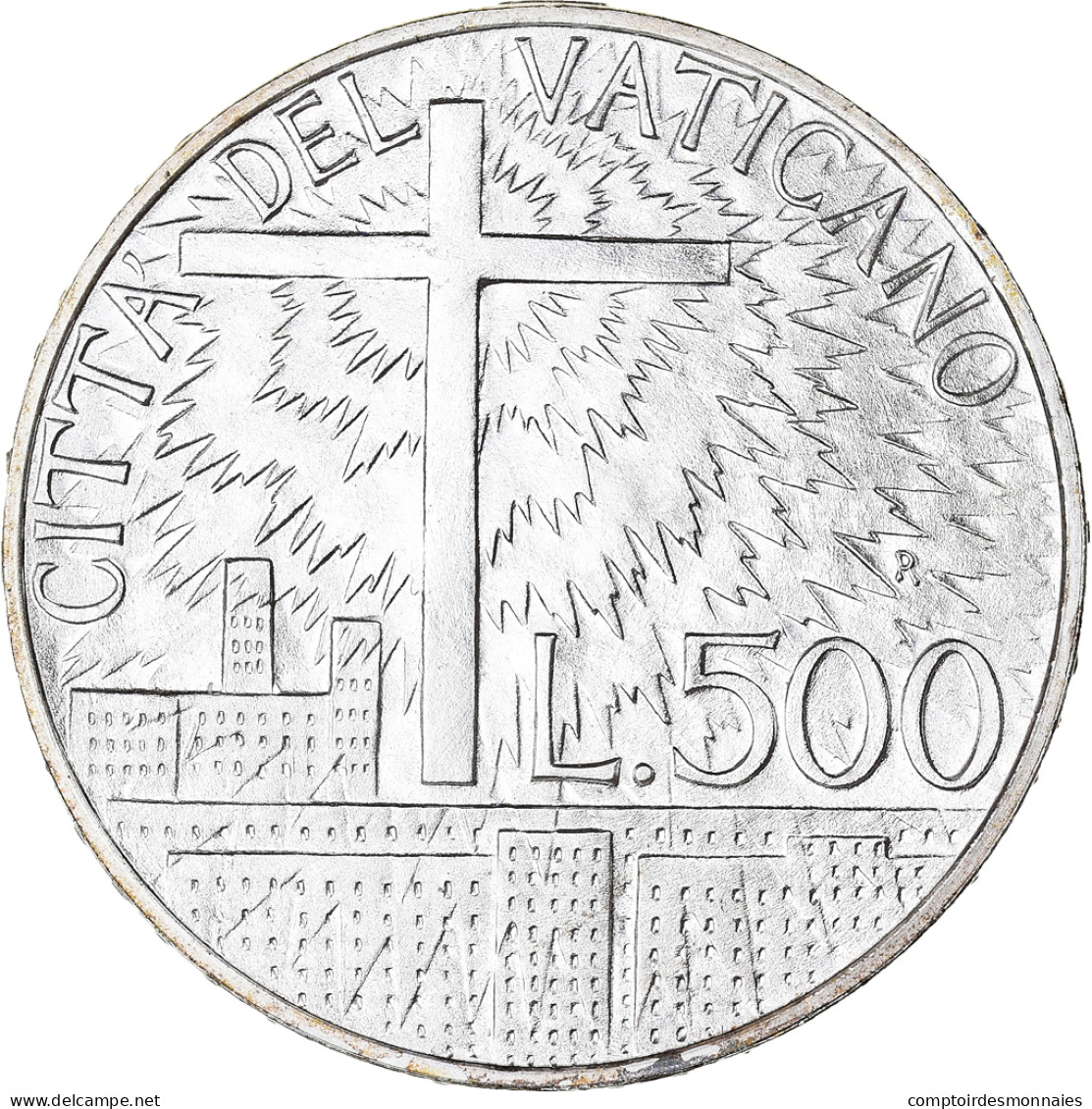 Monnaie, Cité Du Vatican, John Paul II, 500 Lire, 1991, Roma, FDC, FDC, Argent - Vatican