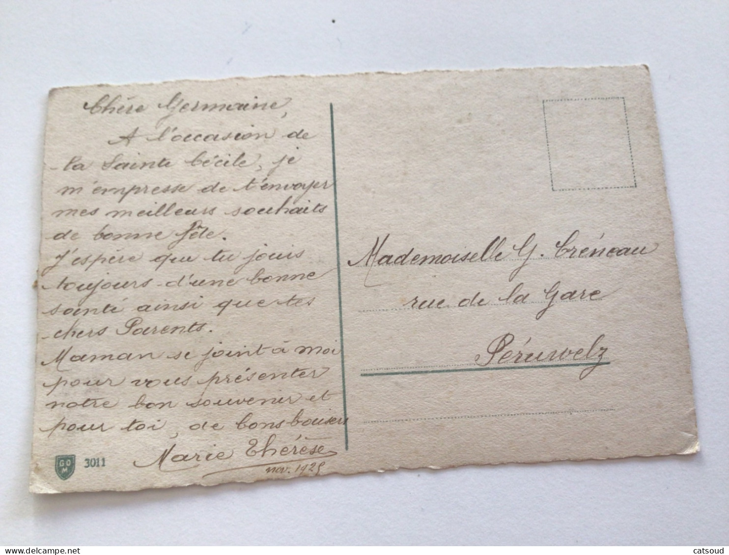 Carte Postale Ancienne Jonquilles Et Violettes - 1900-1949