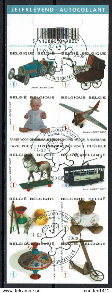 Boekje/carnet B89 - Speelgoed - Jouets / Gestempeld 1ste Dag - Oblitéré 1er Jour - 1953-2006 Moderni [B]