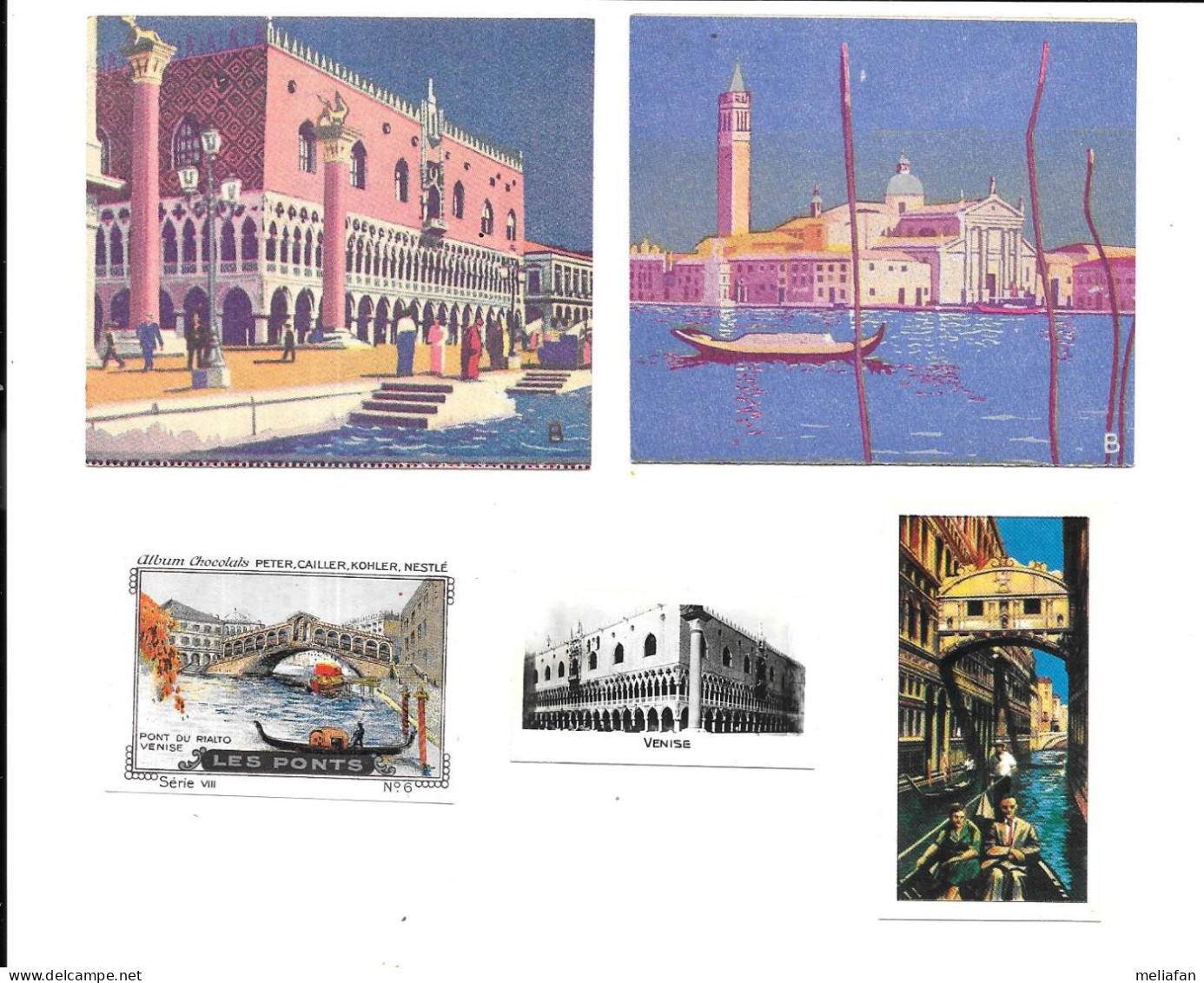 ED43 - IMAGES ET VIGNETTES DIVERSES - VENISE GONDOLE PONT DES SOUPIRS RIALTO - Other & Unclassified