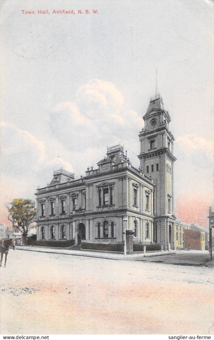 CPA AUSTRALIE / TOWN HALL / ASHFIELD - Autres & Non Classés